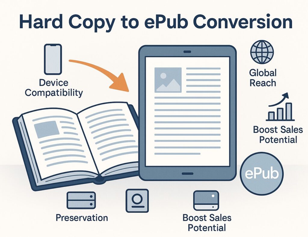 Hard Copy to ePub Conversion Services