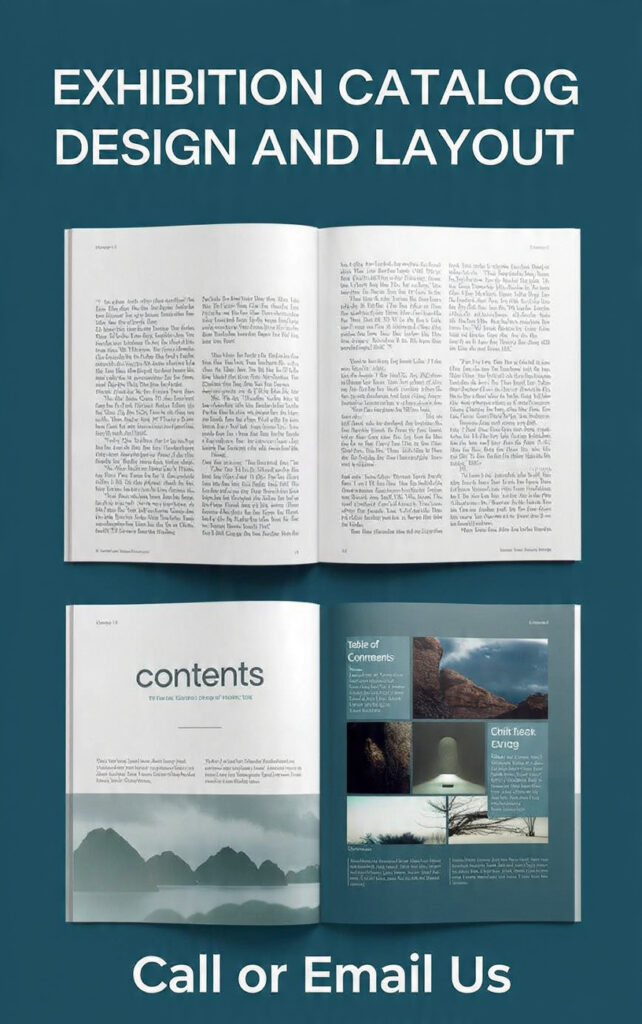 Exhibition Catalog Design and Layout Services