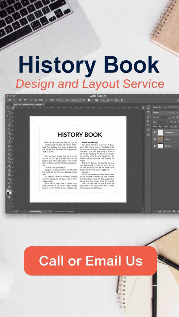 History Books Design, Layout, and Typesetting Services