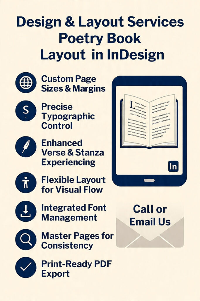Poetry Books Design and Layout Services