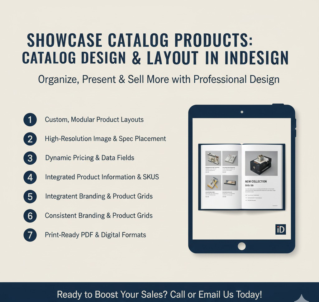 Product Catalog Design and Layout Services