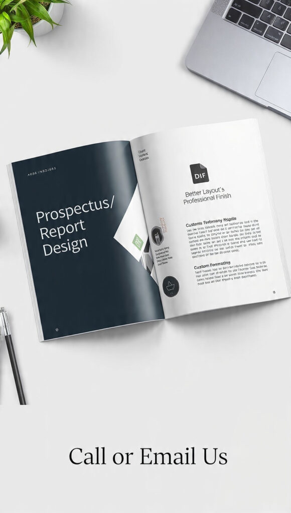 Prospectuses & Reports Design and Layout Services