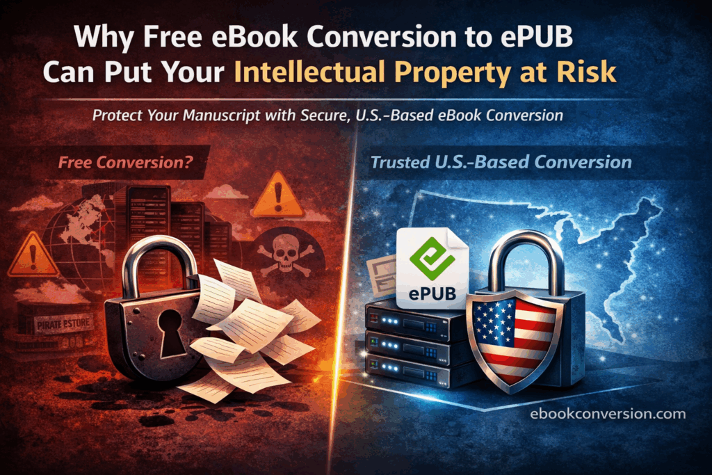Why Free eBook Conversion to ePUB Can Put Your Intellectual Property at Risk