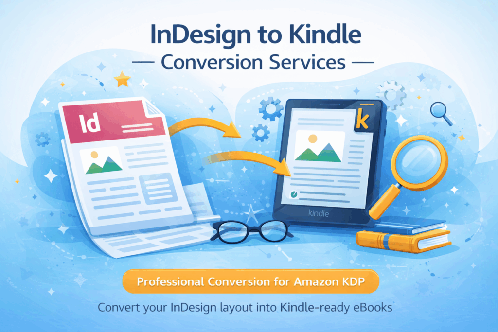 In Design to Kindle Conversion Services