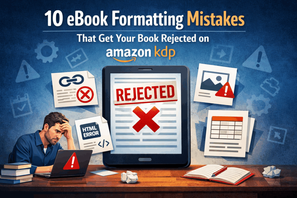 10 eBook Formatting Mistakes That Get Your Book Rejected on Amazon KDP